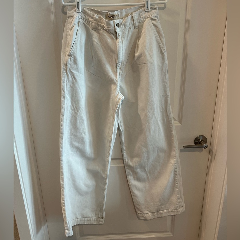 Madewell Women's White Flare & Wide Leg Jeans